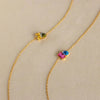 Edelstahl Zirkonia Charm Armband