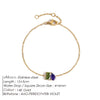 Edelstahl Zirkonia Charm Armband