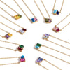 Edelstahl Zirkonia Charm Armband