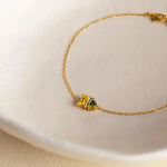 Edelstahl Zirkonia Charm Armband