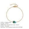 Edelstahl Zirkonia Charm Armband
