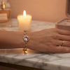 Vergoldetes Kristall Herz Armband